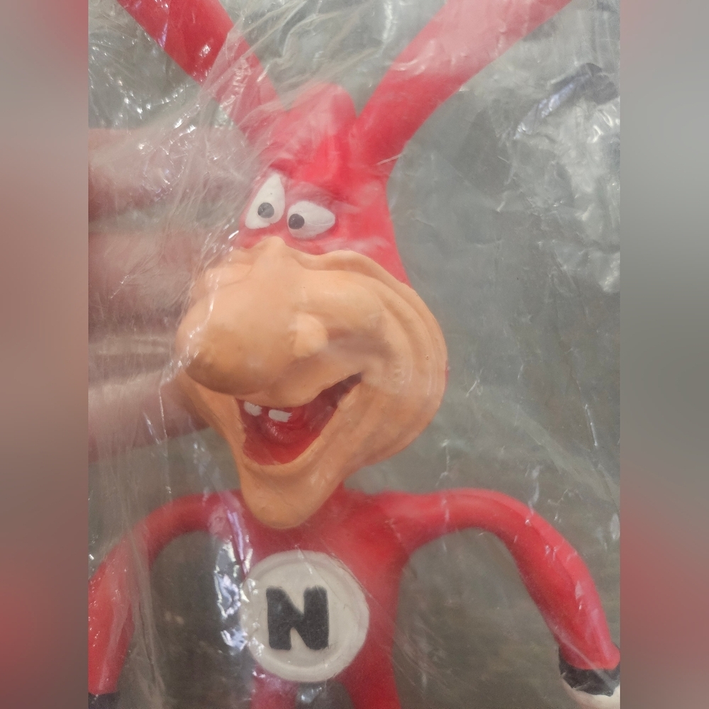 Vintage bendable "Noid" action Character Figurine 1988 Dominos Pizza Collectible - Picture 3 of 7